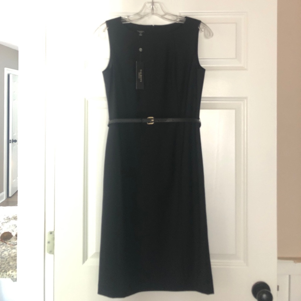 Talbots 4P black dress